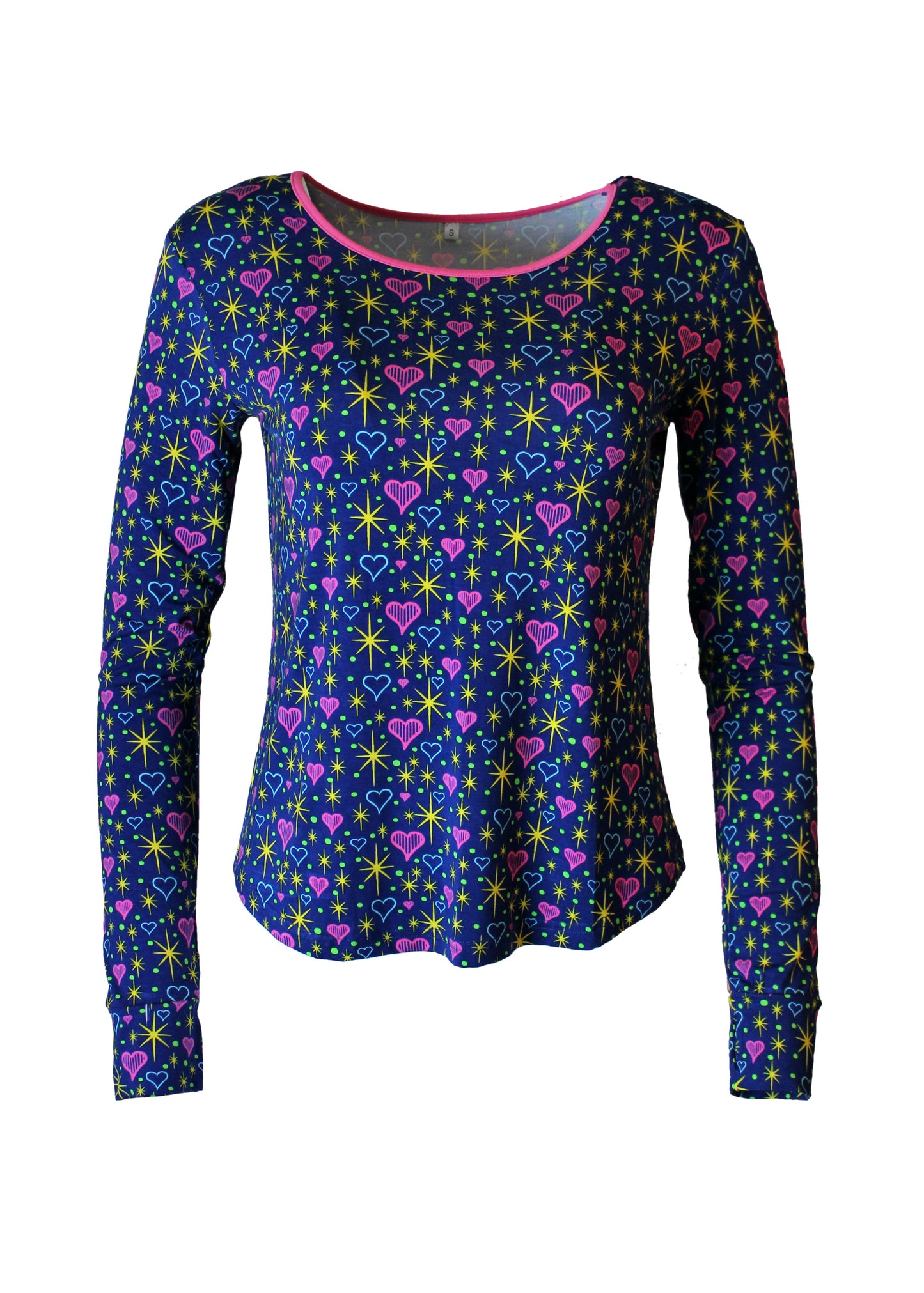 Giovina "Lead with your Heart" Women's Long Sleeve Pajama Set: XS-XXL